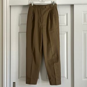 Elegant Women's Tan Trousers